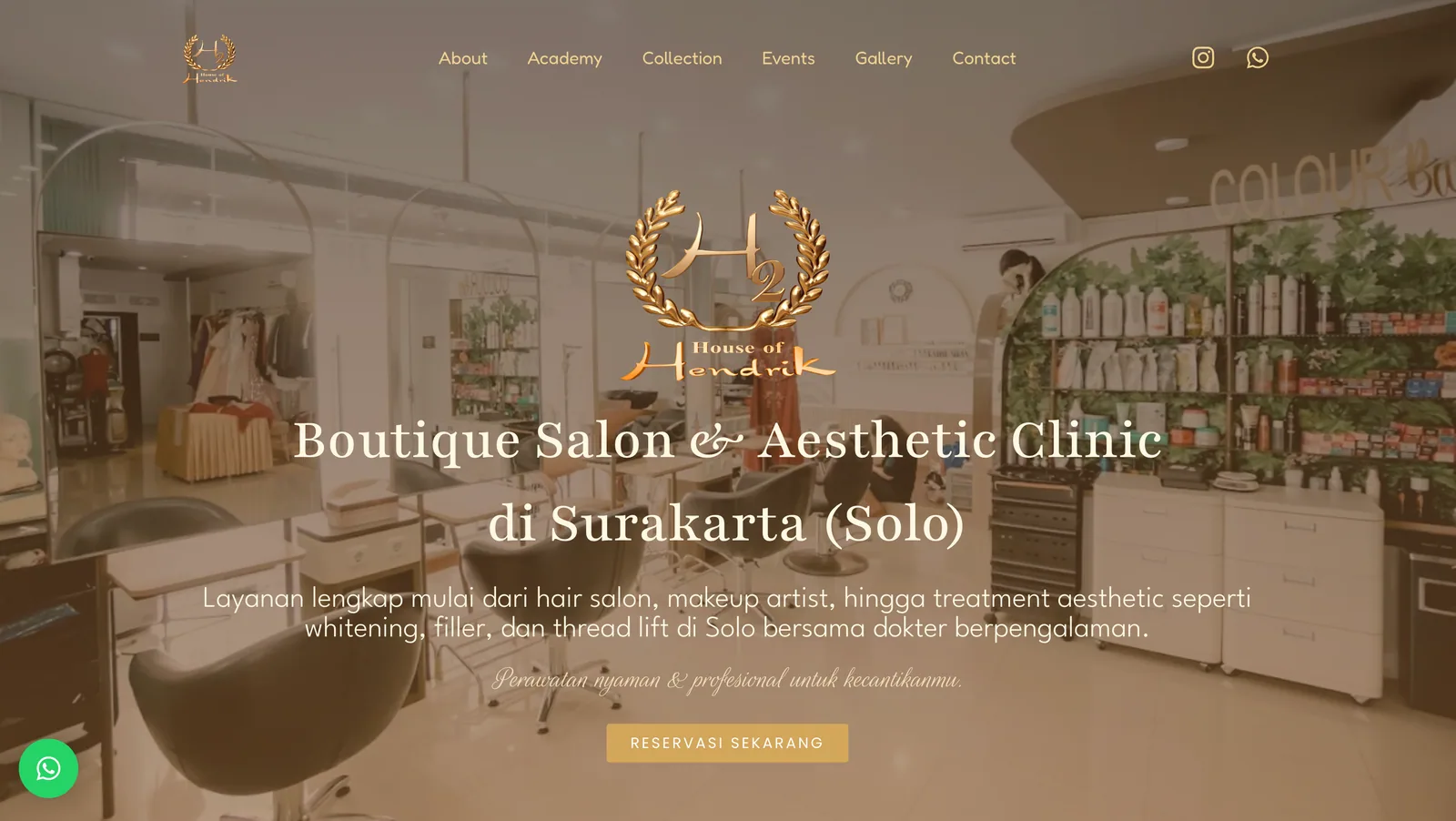 House of Hendrik website