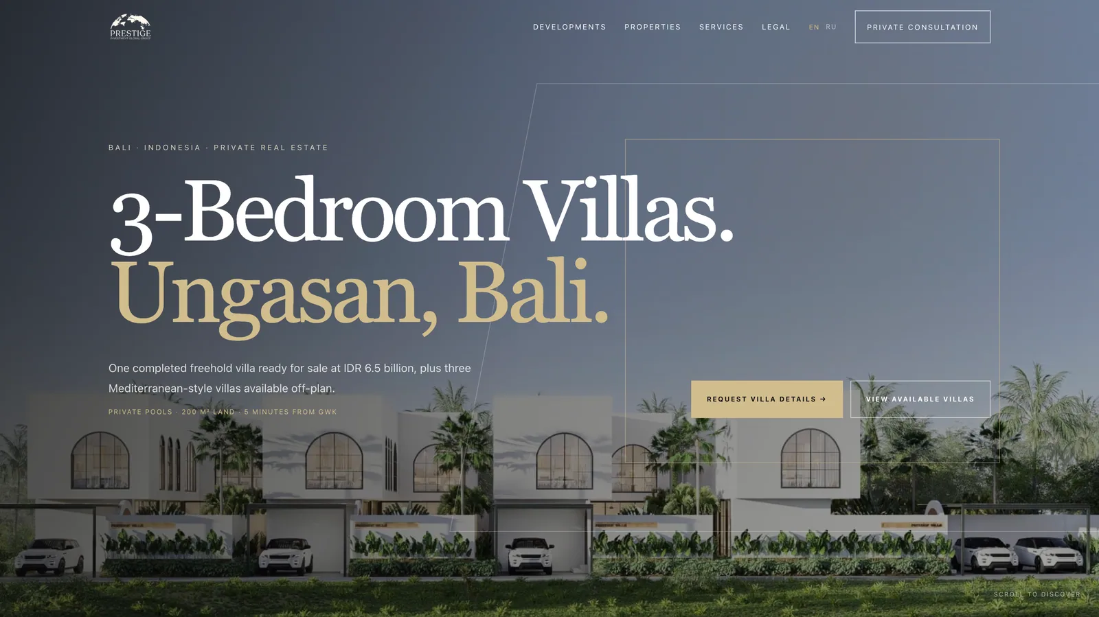 Prestige Investment Global Group website